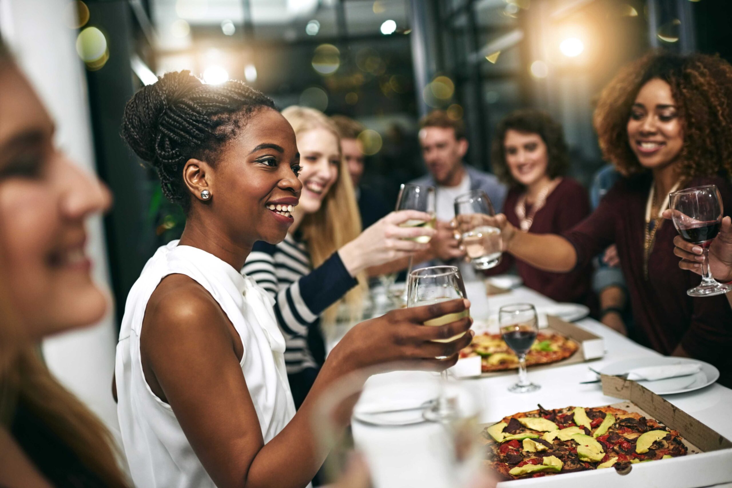 People at an event